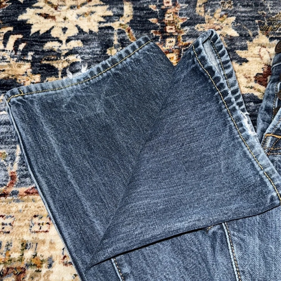 Abercrombie & Fitch A&F men denim jeans pants 32x32 button fly classic straight - Picture 3 of 13